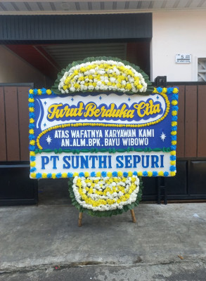 Papan Bunga Duka di Citepok